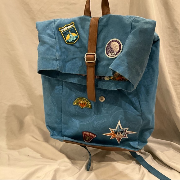 Disney world backpack - Passport canvas rucksack - Picture 1 of 6